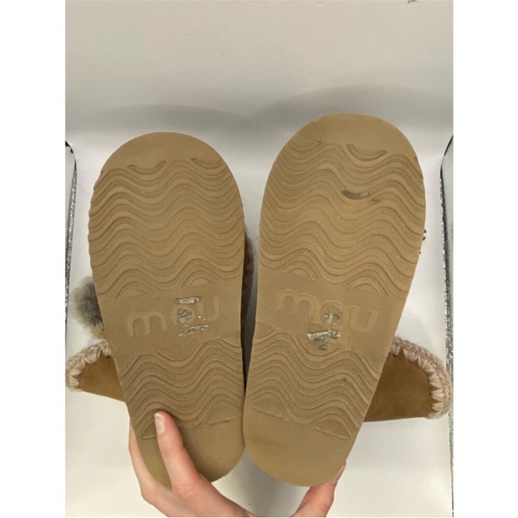 Mou Tan Suede Fur Ankle Boots with Tassels - Picture 7 of 7